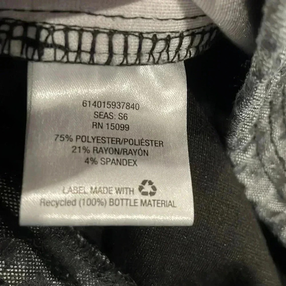 ❤️2/$30❤️[M]Metaphor Women’s Legging Pants  Black Gray Stretch Animal Print - Picture 6 of 6